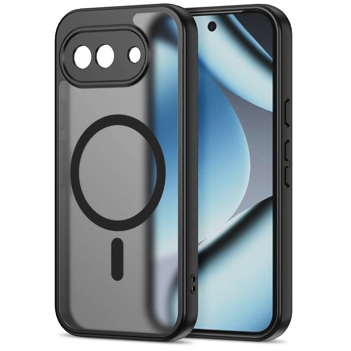 Husa premium pentru Google Pixel 10a CareFree Defender, protectie superioara, design slim, negru mat