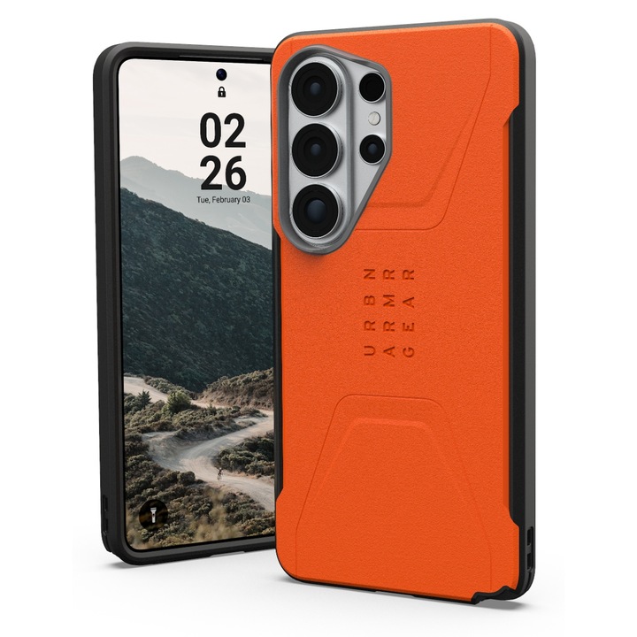 Husă UAG Civilian Magnetic, protecție socuri, Orange, Samsung Galaxy S26 Ultra