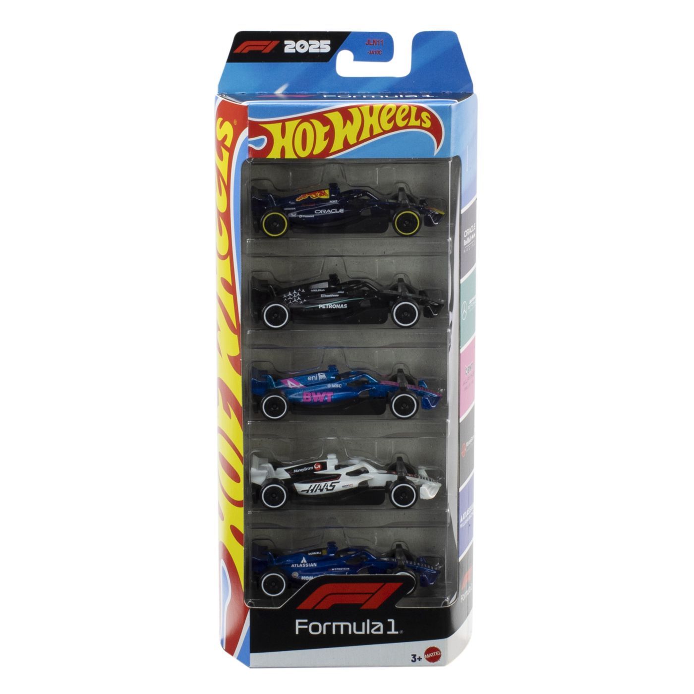 Set 5 masinute Hot Wheels, Formula 1 2025, 1:64 - eMAG.ro