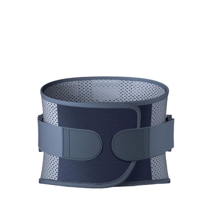 Centura de suport pentru spate, HONGJING, gri, M, design ergonomic, sistem de compresie duala