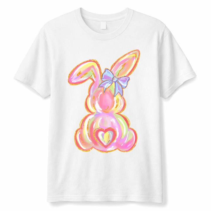 Tricou Personalizat Paste Mama si Fiica, Bumbac 100%, Tricou Familie Paste pentru Fetite si Mamici, Cadou Paste, L