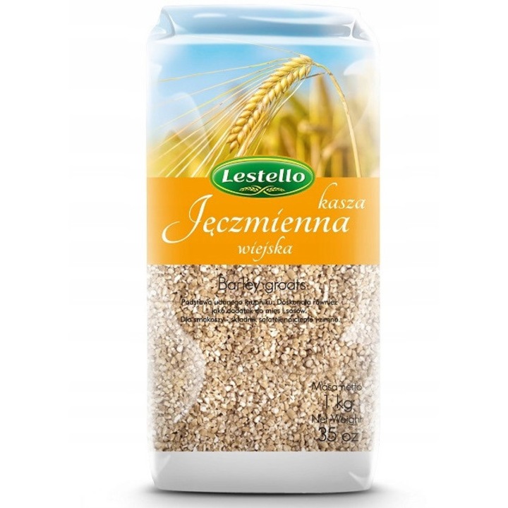 Fulgi de orz 1 kg Lestello, bogati in fibre, vitamine B, natural