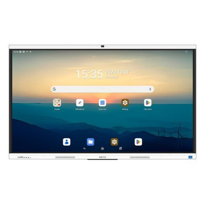 Television inteligent Metzeler 86SG1, 86", 4K UHD, DLED, Android 13, 48 MP cameră, 16 GB RAM