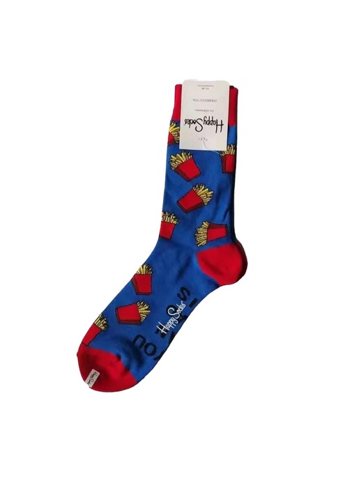 Sosete barbati, Happy Socks, Kolorowe, marimea 41-46, multicolor, material respirabil