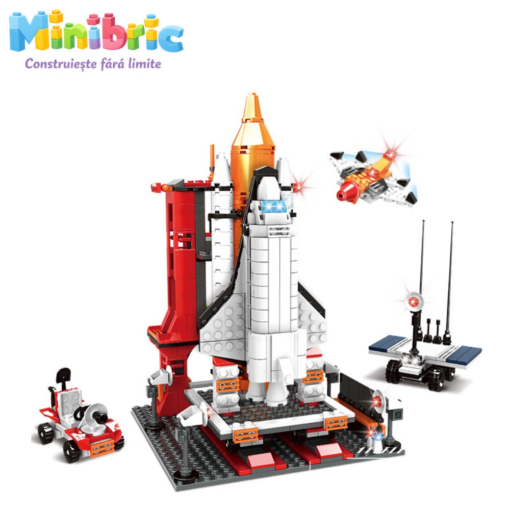 Set de Constructie cu Piese Tip Blocuri Constructie MiniBric