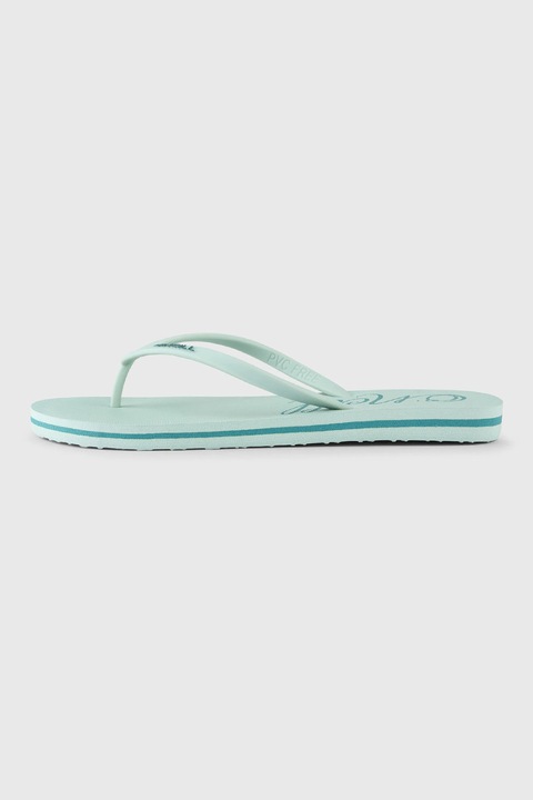 O'Neill, Papuci flip-flop cu imprimeu logo, Verde pal, 38