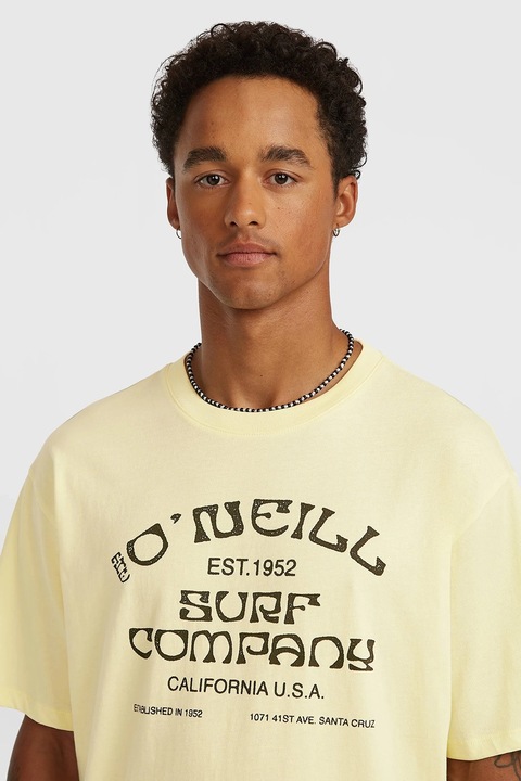 O'Neill, Tricou lejer cu imprimeu logo Muir, Galben pal