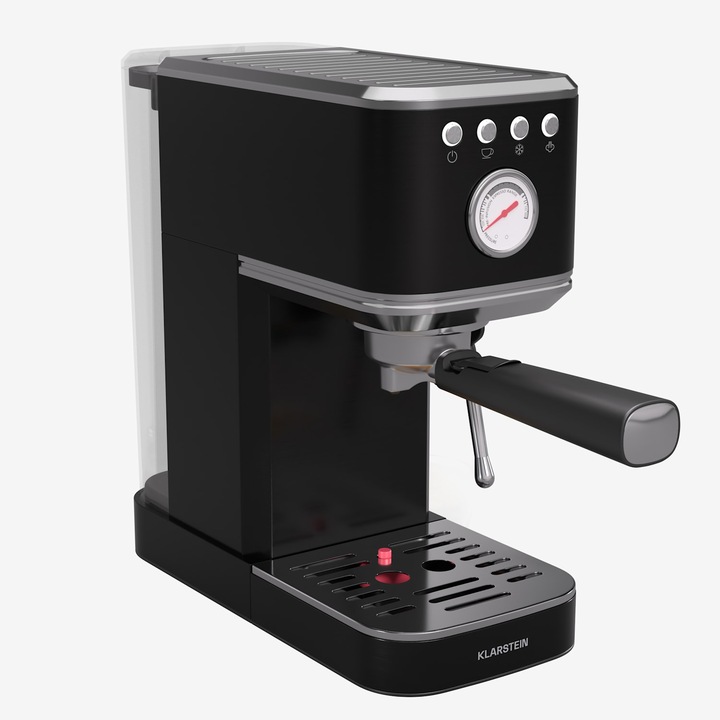 Klarstein, Steelpresso Slim Aparat De Cafea, Portafiltru, Inclusiv Accesorii