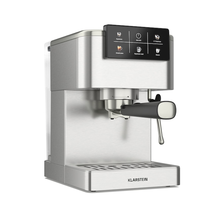 Espressor, 480W, design rotativ 360, argintiu, 1-6 persoane, 10.2x19.5cm