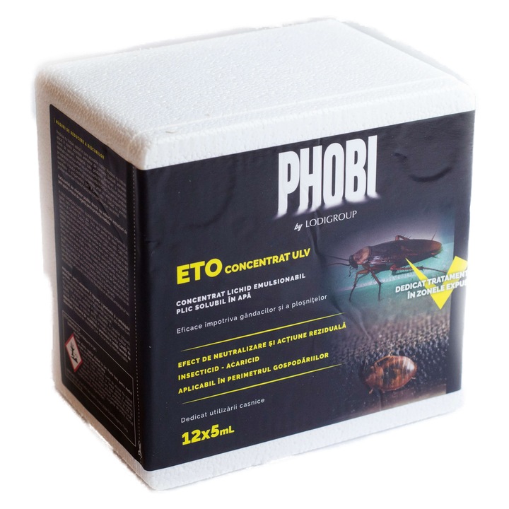 ETO CONCENTRAT ULV (12x5ml), pentru plosnite de pat si gandaci