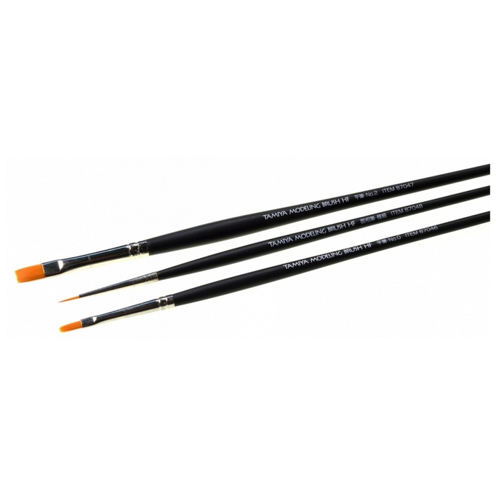 Modeling Brush HF Set 3 buc Tamiya 87067 Pensule modelism de precizie +14 ani