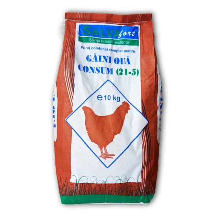 Furaj gaini outoare 21-5, negranulat, Salvafort, 10 kg