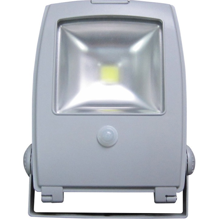LED прожектор със сензор 10W, 950lm, 6000K, IP65