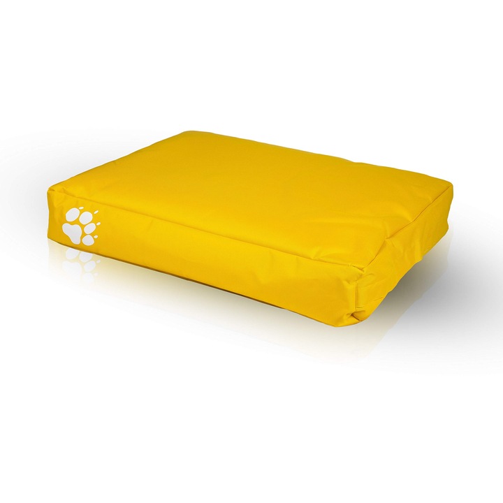 Легло за кучета Ecopuf NC4, L (80x120x15см), пълнеж от полистиролови топчета, устойчиво на замърсяване, за големи кучета