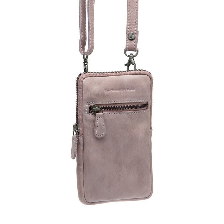 Geanta din piele naturala pentru telefon, The Chesterfield Brand, Salta, Liliachiu
