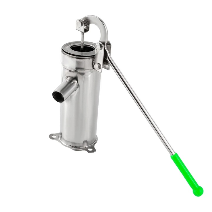 Pompa de aspiratie, otel inoxidabil, adancime 8 m, argintiu