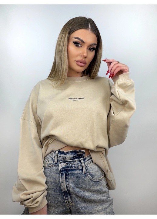 Bluza dama Vendor, bej, one size