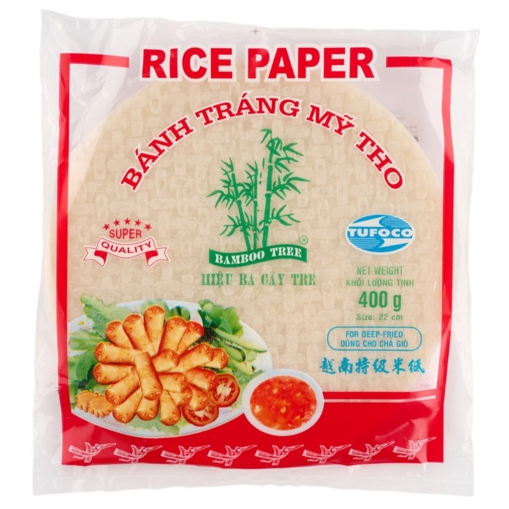 Foi de orez pentru pachetele de primavara 22cm-400g