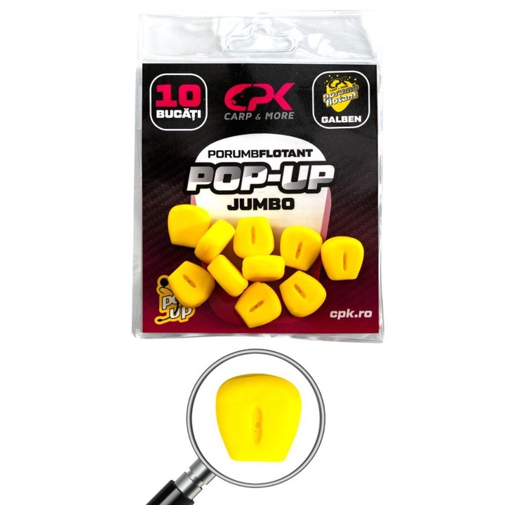 Porumb artificial CPK Pop-Up Jumbo, culoare Galben