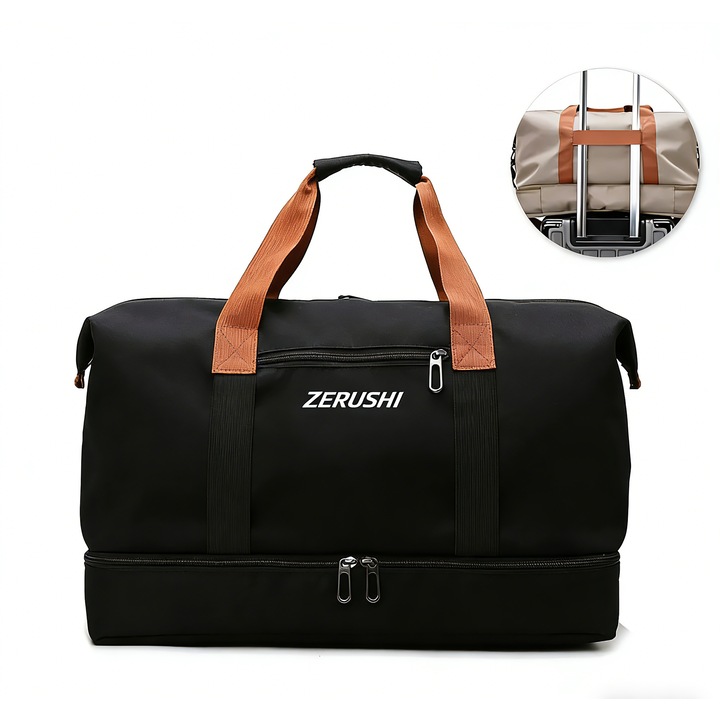 Пътна чанта/ръчна чанта за кратки пътувания, голяма платнена чанта за мъже и жени, подходяща за кратки пътувания, лека, за спорт и фитнес