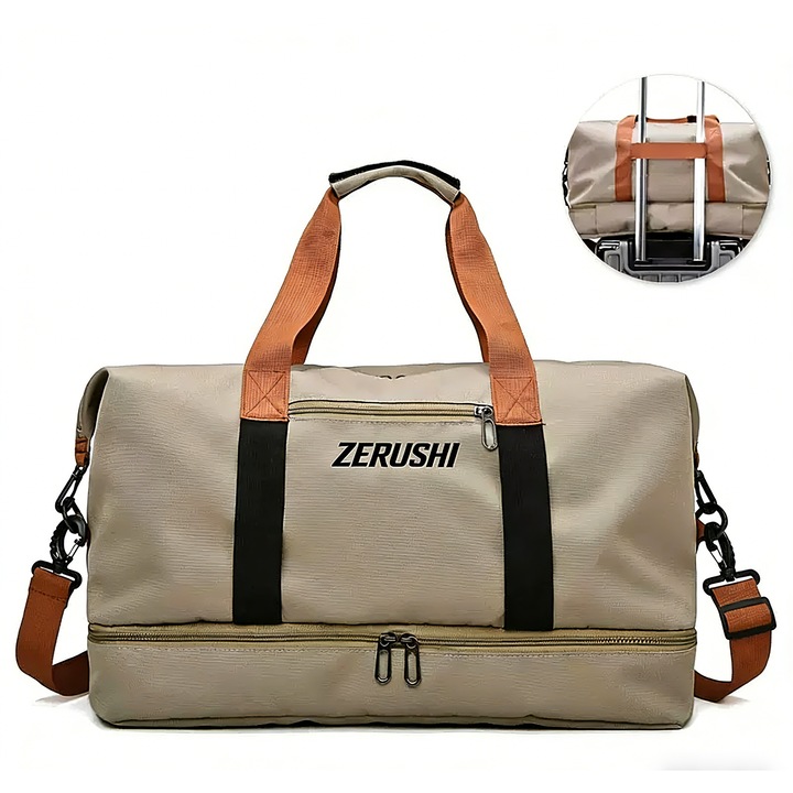 Пътна чанта/ръчна чанта за кратки пътувания, платнена чанта с голям капацитет за мъже и жени, подходяща за кратки пътувания, лека, за спорт и фитнес
