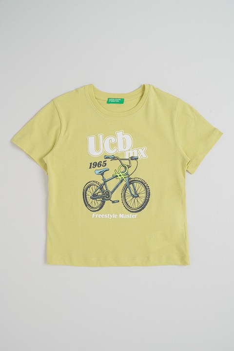 United Colors of Benetton, Mintás és logós póló, Halvány olívazöld