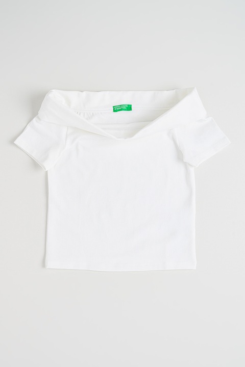 United Colors of Benetton, Ejtett vállú póló, Fehér