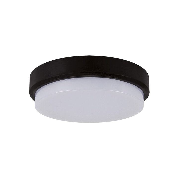 Struhm LED mennyezeti lámpa, 12W, 4100K, fekete, 58x175x175mm