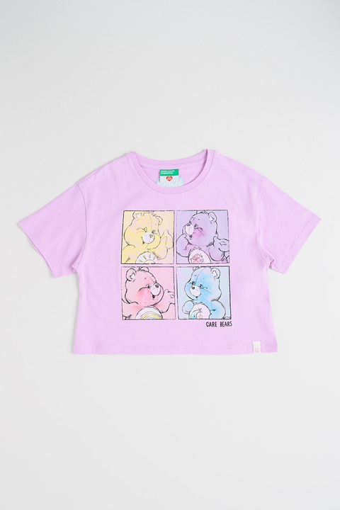 United Colors of Benetton, Mintás póló, Halványlila