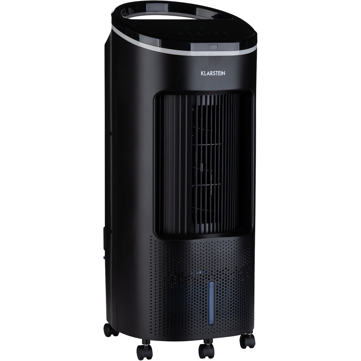 Racitor de aer Klarstein IceWind Plus, 4 în 1, ventilator, umidificator, 330 m/h, 65 W, 7 litri, oscilatie, telecomanda, mobil, 32x80x33cm