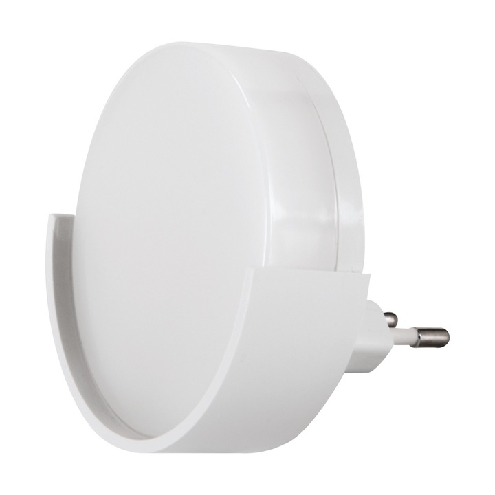 Lampa LED Struhm, 1W, alb, 74x76x66mm, cu senzor de intuneric