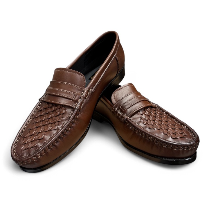 Mocasini Maro Din Piele Naturala Pentru Barbati - 1129