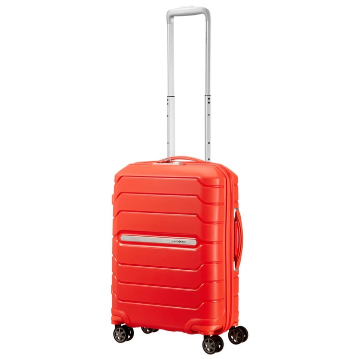 Troler Samsonite Flux, portocalie, material ABS