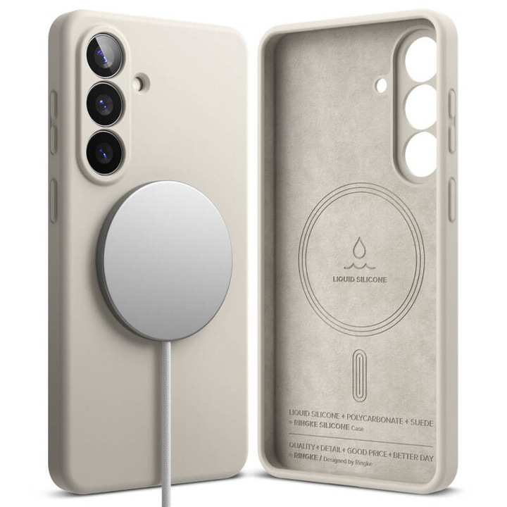 Husa Ringke pentru Samsung Galaxy S26 Plus Crem