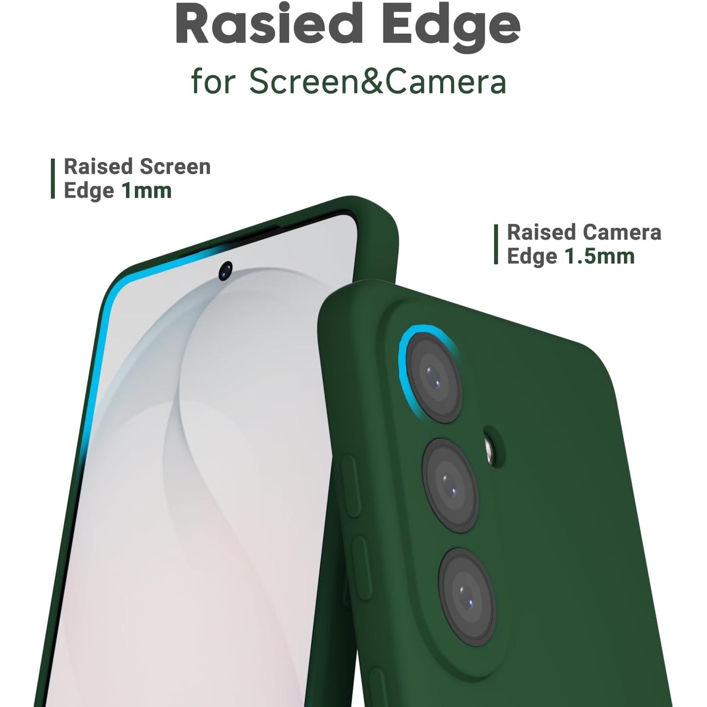 Husa pentru Samsung Galaxy S26 Ultra, Joyshell, Silicon Catifelat, Interior Microfibra, Ultra Slim, Antisoc, Protectie Premium, Verde inchis