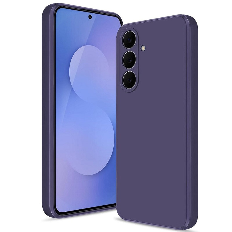 Husa pentru Samsung Galaxy A16, silicon lichid, Calitate Premium, Interior din Microfibra, Protectie Sporita, Antisoc, Violet inchis