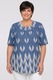 Kék tunika fehér mintával
