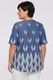 Kék tunika fehér mintával