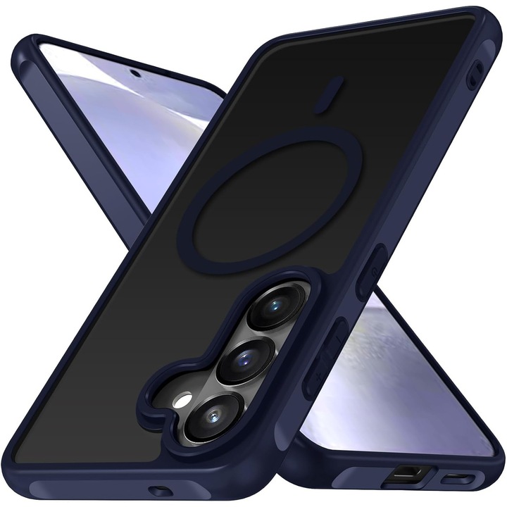 Husa pentru Samsung Galaxy S26, Joyshell Frost Matte cu MagSafe, Protectie Completa, Albastru
