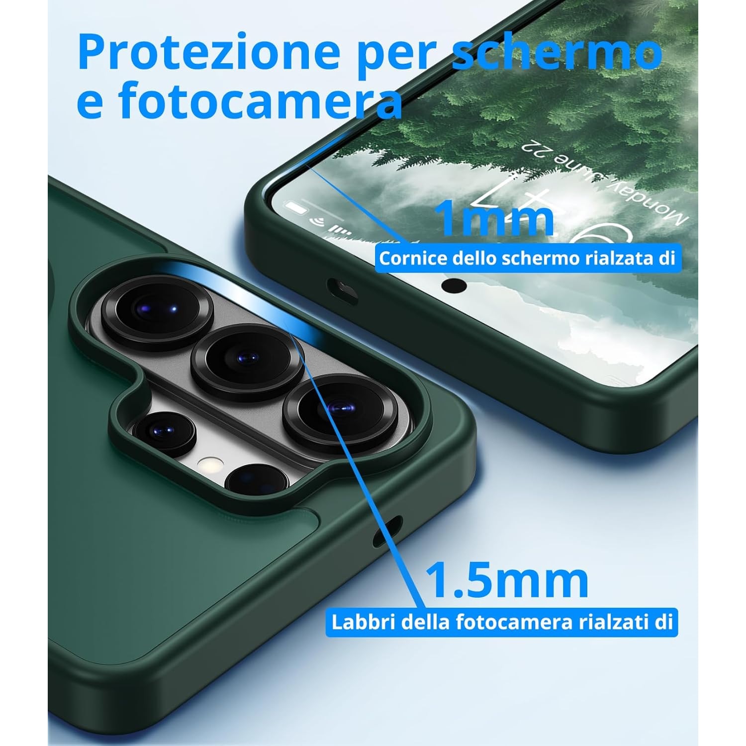 Husa pentru Samsung Galaxy S26 Ultra, Joyshell Frost Matte cu MagSafe, Protectie Completa, Verde