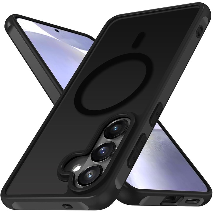 Husa pentru Samsung Galaxy S26, Joyshell Frost Matte cu MagSafe, Protectie Completa, Negru