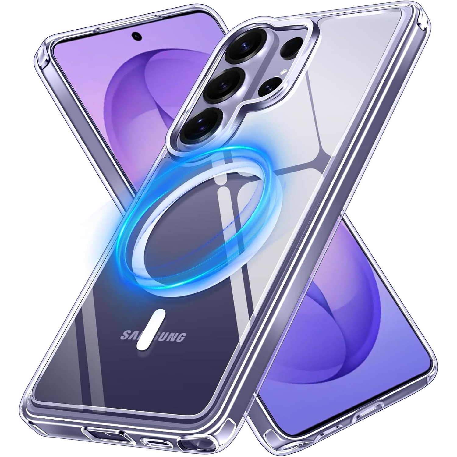 Husa pentru Samsung Galaxy S26 Ultra, Joyshell cu MagSafe, Antisoc, Wireless Charging, Transparent