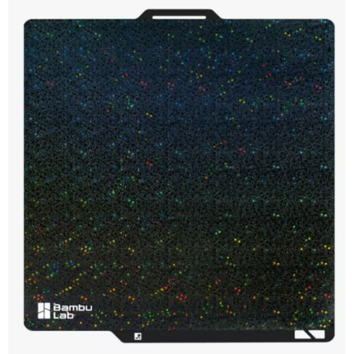 Placa Bambu Lab printare 3D, pentru A1/X1/P1, efect 3D, textura Galaxy