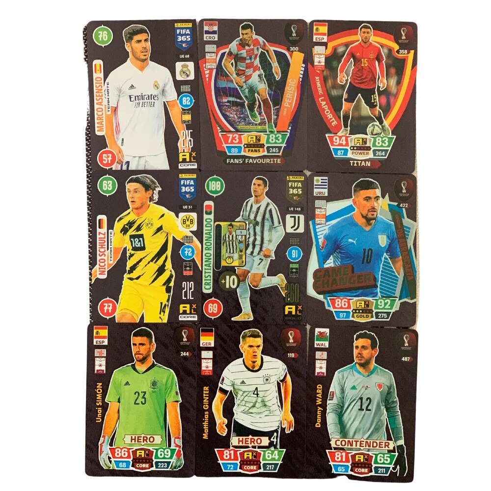 Set 165 catonase de colectie cu fotbalistii internationali