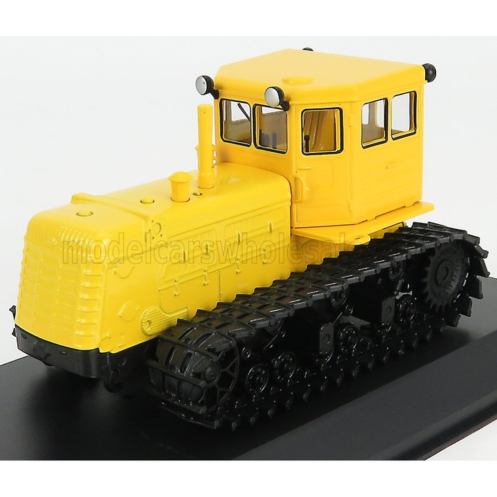 Vladimirets T-180 traktor fém modell 1965 1:43 sárga fekete