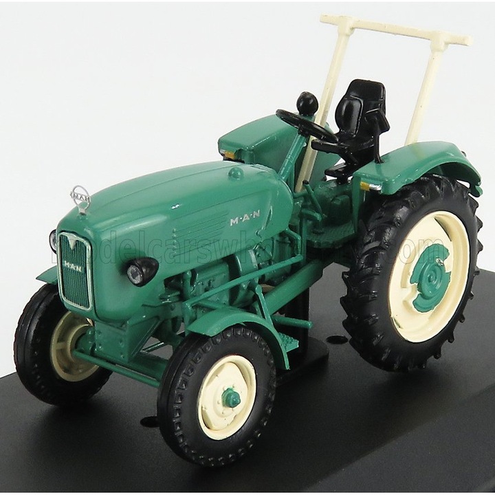 MAN 4L1 traktor 1960 fém modell 1:43 zöld bézs