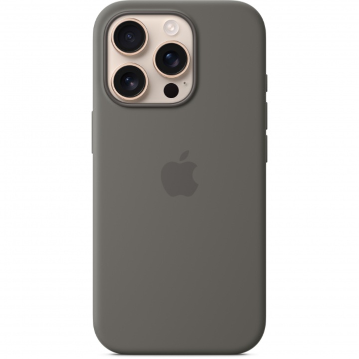 Калъф Techsuit за iPhone 16 Pro, силиконов, сив