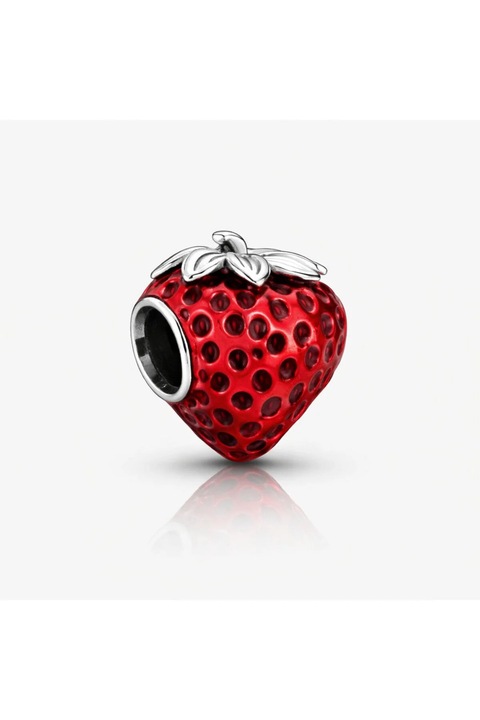 Pandantiv Talisman Capsuna, argint 925, cristale zirconia, elegante, set