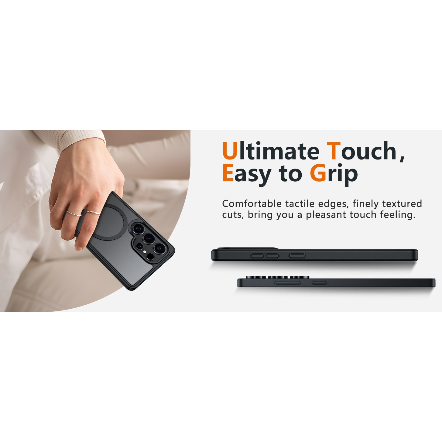 Husă Samsung Galaxy S26 Ultra, TYBO, Hybrid Ultra Slim, Negru, Antișoc