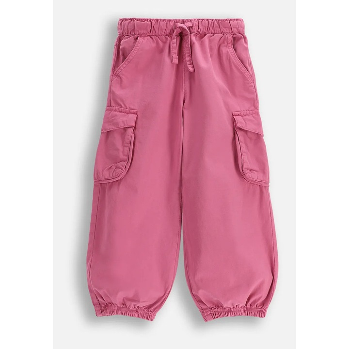 Pantaloni pentru copii, Coccodrillo, roz, bumbac